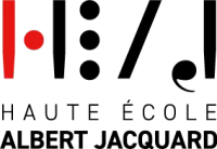 Le logo de Haute École Albert Jacquard