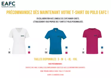 photo montrant les t-shirt et polo