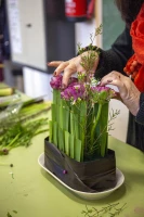 bouquet réalisé par une étudiante
