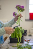 bouquet réalisé par une étudiante